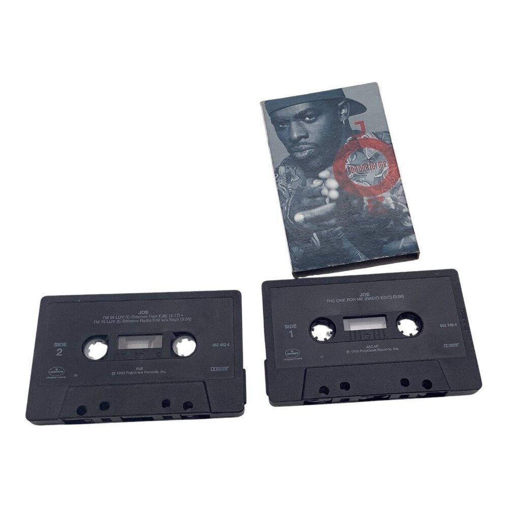 Joe Vintage Cassette Tape Lot‎ 2pc 1993 R&B